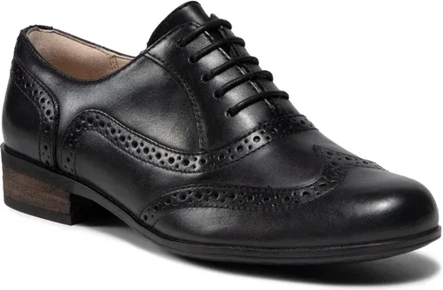 Oxfordy CLARKS - Hamble Oak 203467134 Black Leather