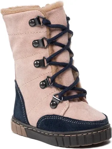 Čižmy Zarro - D134 Róż/Granat