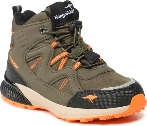 Šnurovacia obuv KangaRoos - K-Hk Tour Rtx 18801 000 8021 Olive/Neon Orange