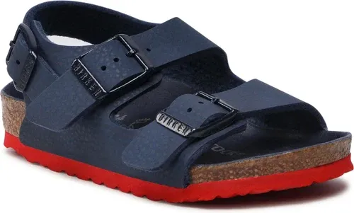 Sandále Birkenstock - Milano Kinder 1022183 Desert Soil Blue Red