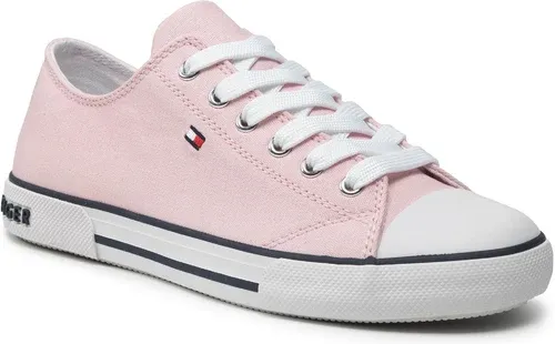 Plátenky Tommy Hilfiger - Low Cut Lace-Up Sneaker T3A4-32117-0890 S Pink 302
