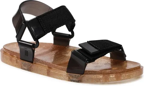 Sandále MELISSA - Papete Wide Ad 33423 Clear Rice Husk/Black 54132