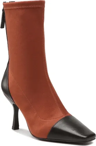 Členkové čižmy GINO ROSSI - V855-03 Brown