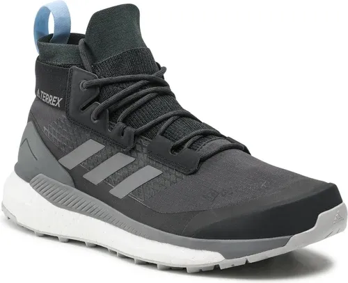 Topánky adidas - Terrex Free Hiker Gtx W GORE-TEX G28464 Carbon/Grey Four/Glow Blue