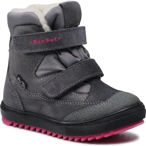 Snehule RENBUT - 22-3372 Popiel Brokat