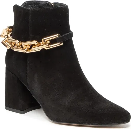 Členkové čižmy KARINO - 3977/003 Czarny/Welur