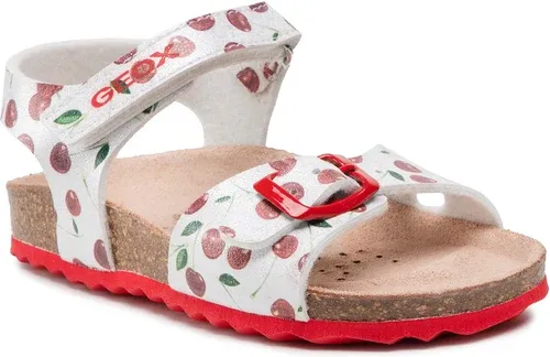 Sandále Geox - B S.Chalki G. A B922RA 000QD C0544 S Silver/Red