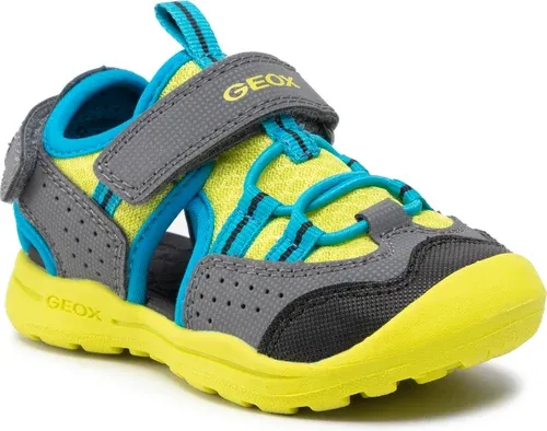 Sandále Geox - J Vaniett B. C J255XC 014CE C0666 M Grey/Lime