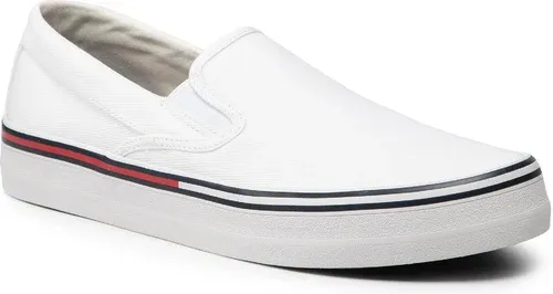 Tenisky Tommy Jeans - Essential Slipon EM0EM00961 White YBR