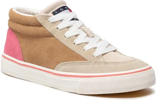Sneakersy TOMMY JEANS - Savannah Mid EN0EN01874 Savannah Sand ACM