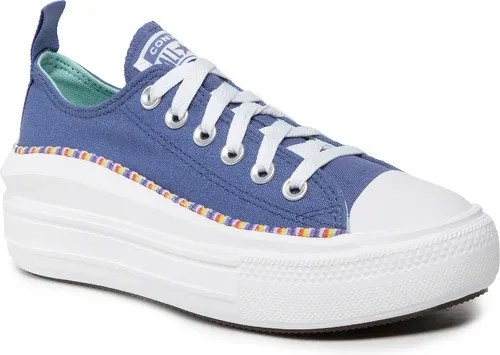 Tramky CONVERSE - Ctas Move Ox 272854C Washed Indigo/Light Dew/White