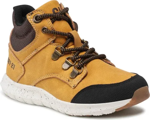 Šnurovacia obuv Shone - 3528-010 Camel