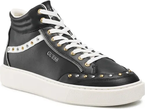 Sneakersy GUESS - Vice Mid Studs FM5VDS LEA12 BLACK