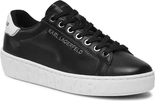 Sneakersy KARL LAGERFELD - KL61020 Black Lthr