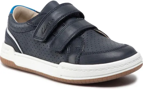 Sneakersy Clarks - Fawn Solo K 261589736 Navy Leather
