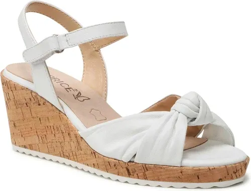 Sandále CAPRICE - 9-28723-28 White Nappa 102