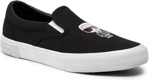 Tenisky KARL LAGERFELD - KL50300 Black Canvas