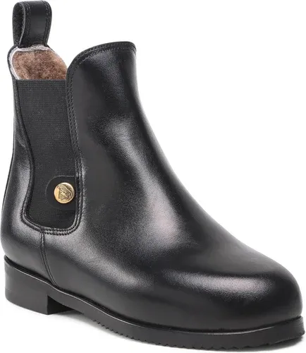 Kotníková obuv s elastickým prvkom HIPPICA - Classic K Čierna