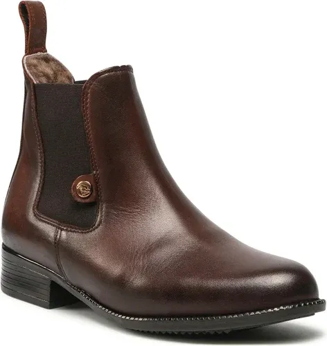 Členková obuv s elastickým prvkom Hippica - Classic Hnedá