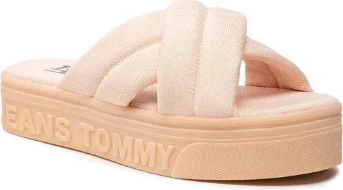 Šľapky TOMMY JEANS - Flatform Sandal EN0EN01798 Frosty Mango TM6