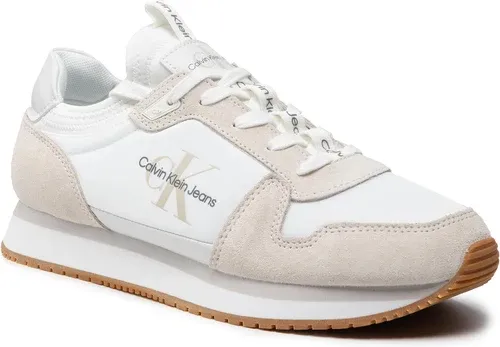 Sneakersy CALVIN KLEIN JEANS - Retro Runner 3 YM0YM00040 Bright White 02S