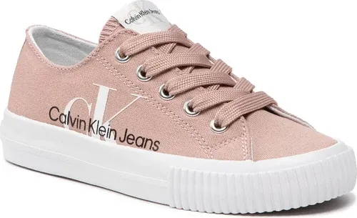 Tenisky Calvin Klein Jeans - Low Cut Lace-Up Sneaker V3A9-80187-0890 Antique Rose 303