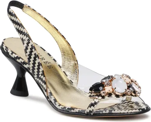 Sandále AZURÉE - Mangi 10F Noir/Blanc 01