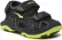 Sandále BAGHEERA - Flux 86552-2 C0131 Black/Lime