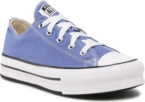 Tramky CONVERSE - Ctas Eva Lift Ox 272946C Washed Indigo/Natural Ivory