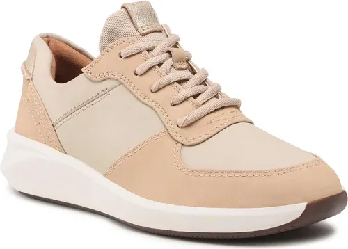 Sneakersy CLARKS - Un Rio Sprint 261643254 Light Sand Combination