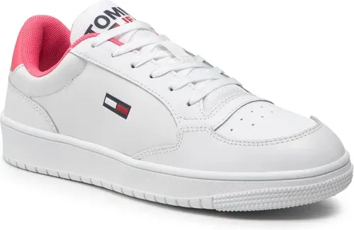 Sneakersy TOMMY JEANS - City Cupsole EN0EN01729 White YBR