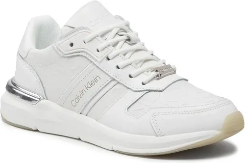 Sneakersy CALVIN KLEIN - Flexi Runner Lace Up-Mn Hf Mix HW0HW00872 Ck White YAF