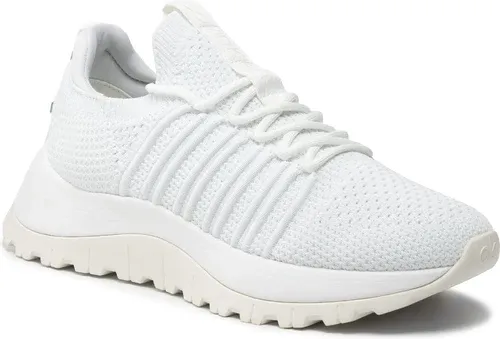 Sneakersy CALVIN KLEIN - Knit Lace Up HW0HW00672 Ck White YAF