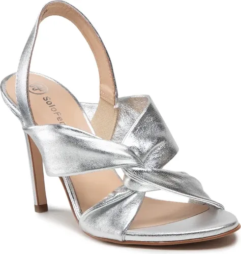 Sandále Solo Femme - 26602-01-M22/000-07-00 Strieborná