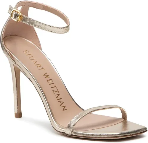 Sandále STUART WEITZMAN - Nudistcurve 100Sanda SA178 Platino