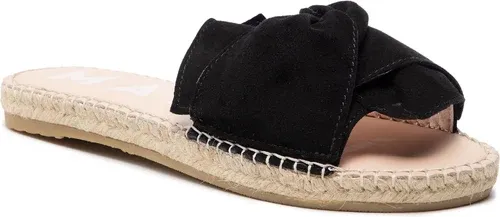Espadrilky MANEBI - Sandals With Knot K 1.0 Black Soft Suede