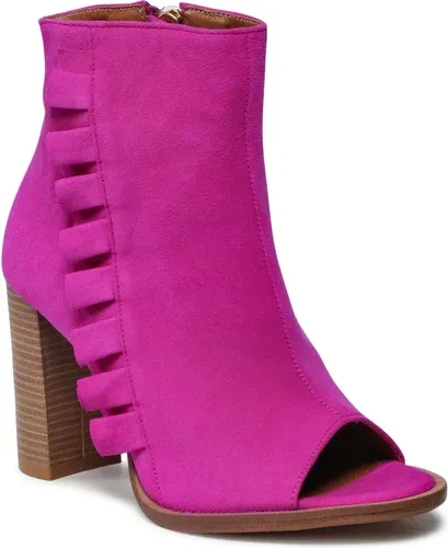 Členkové čižmy R.POLAŃSKI - 1413 Fuksja Zamsz