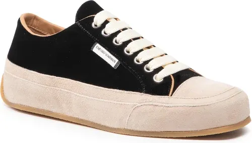 Sneakersy EMPORIO ARMANI - X3X152 XN269 A801 Sand/Black