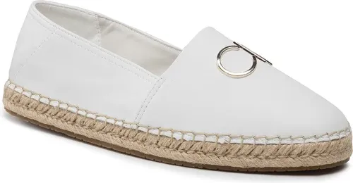 Espadrilky CALVIN KLEIN - Espadrille W/Hdw HW0HW00740 Ck White YAF