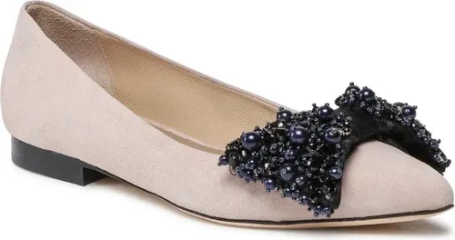 Baleríny CUSTOMMADE - Annabella Crystal Bow 999621021 Fawn 604