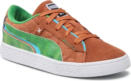 Sneakersy Puma - Suede Minecraft Ps 384486 01 Friar Brown/Fern Green