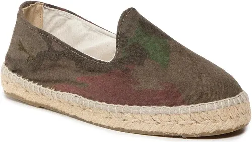 Espadrilky Manebi - Slipper M U 6.3 C0 Dark Green Camouflage