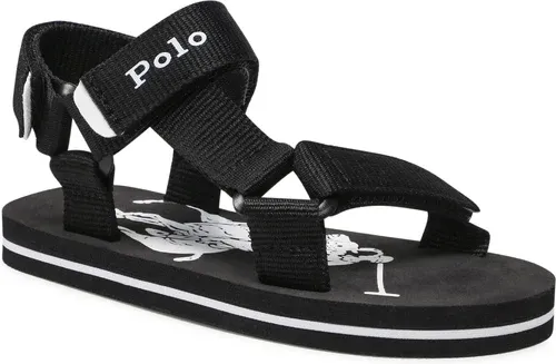 Sandále Polo Ralph Lauren - Newhaven RF103362 M Black/Wht