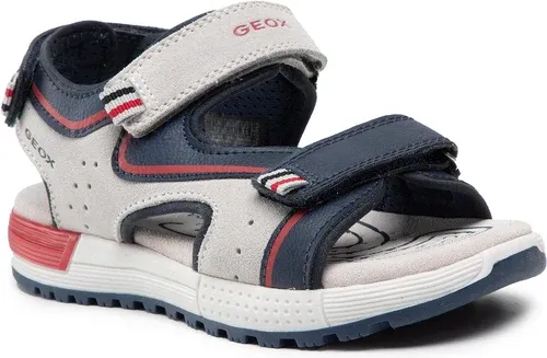 Sandále GEOX - J S. Alben B. A J25AVA 022BC C1297 S Lt Grey/Navy