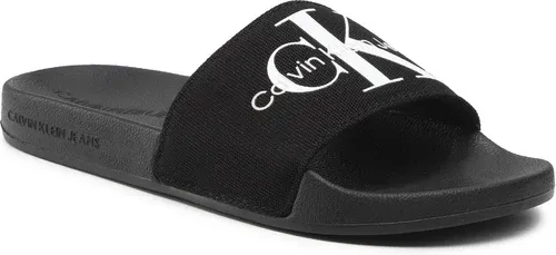 Šľapky CALVIN KLEIN JEANS - Slide Monogram Co YW0YW00103 Black BDS