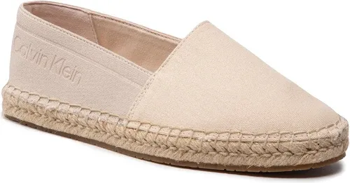 Espadrilky CALVIN KLEIN - Espadrille He-Canvas HW0HW00738 Sand VHB