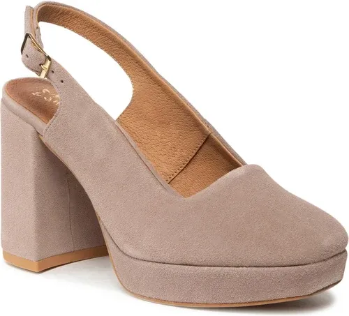 Sandále MACIEJKA - 05441-10/00-1 Ciemny Beż