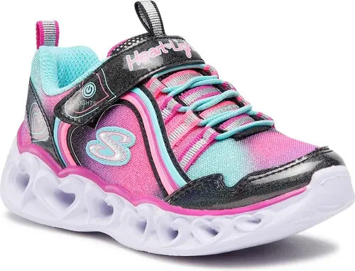 Sneakersy SKECHERS - Rainbow Lux-Heart Lights 302308L/BKMT Black/Multi