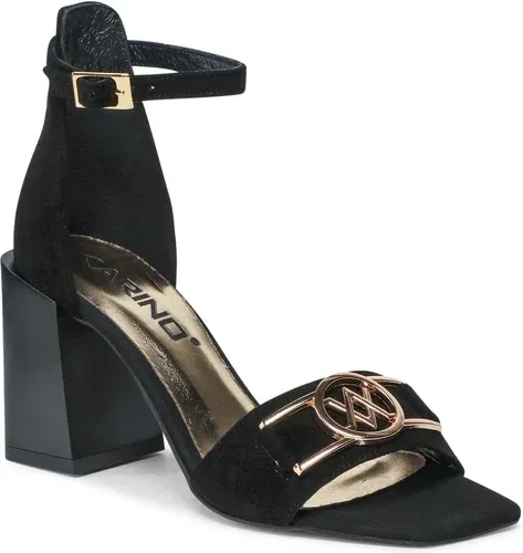 Sandále KARINO - 4002/003-P Czarny/Welur