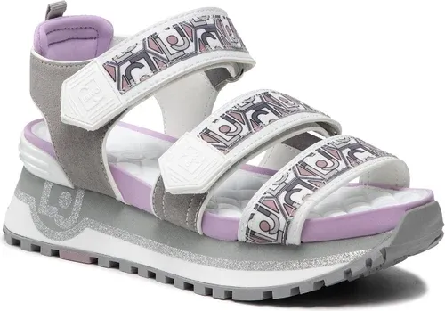 Sandále LIU JO - Maxi Wonder Sandal 7 BA2145 TX203 Lilac/Ciment S1664